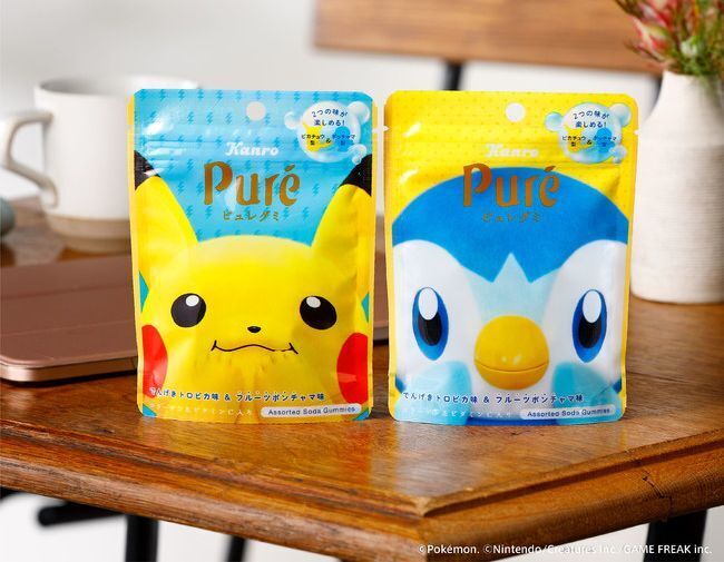 ピュレグミポケモン ピカチュウ ポッチャマ 発売 でんげきトロピカ味 フルーツポンチャマ味 ポッチャマ型グミ初登場 カンロ 食品産業新聞社ニュースweb