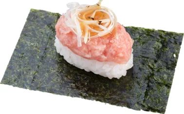 “新定番”メニュー「ねぎとろ ねぎ塩ペッパー包み」/かっぱ寿司