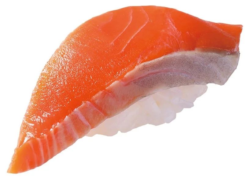 「天然紅鮭」/はま寿司の牡蠣とうまネタ祭り