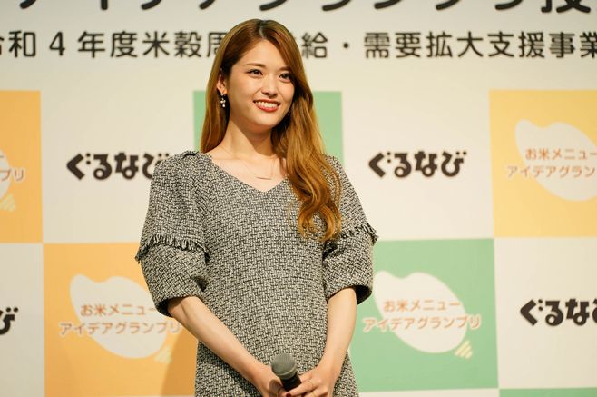 特別審査員「お米消費拡大アンバサダー」を務める女優･松村沙友里さん