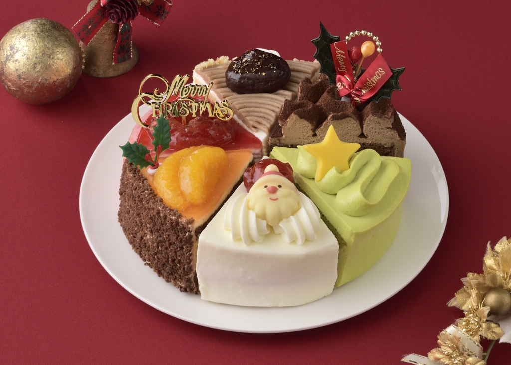 6つのクリスマスアソート(銀座コージーコーナー2022年クリスマスケーキ)