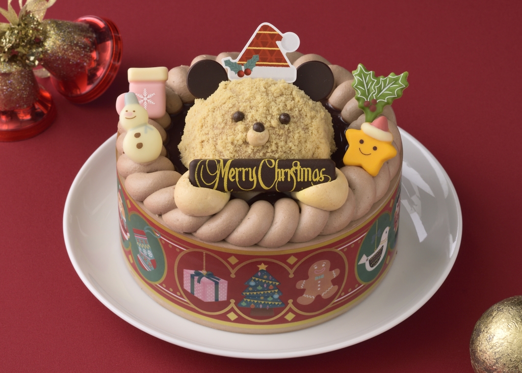 くまさんのチョコレートケーキ(銀座コージーコーナー2022年クリスマスケーキ)