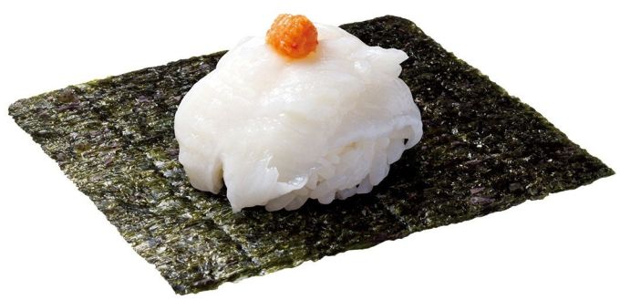 はま寿司「特盛りえんがわつつみ もみじおろしのせ」/はま寿司の大切りドデカねた祭り 第1弾