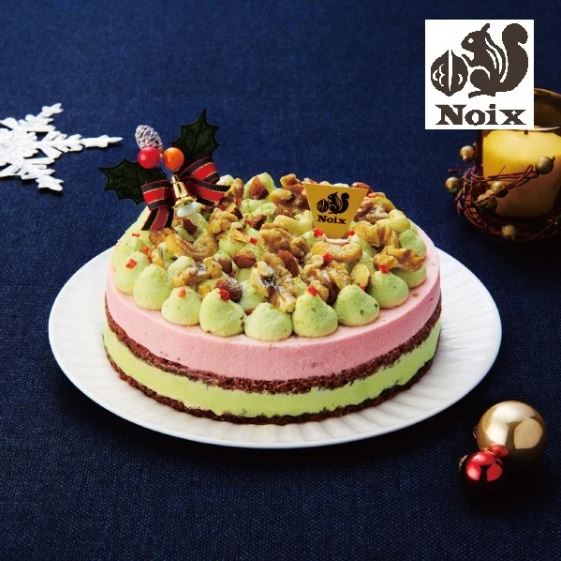 Noix ピスタチオとベリーのクリスマスケーキ(イオン2022年クリスマスケーキ)