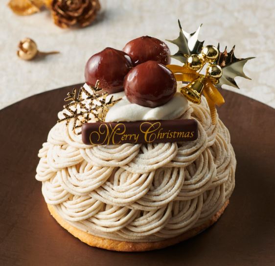 和栗のモンブラン/アンテノールのクリスマスケーキ2022