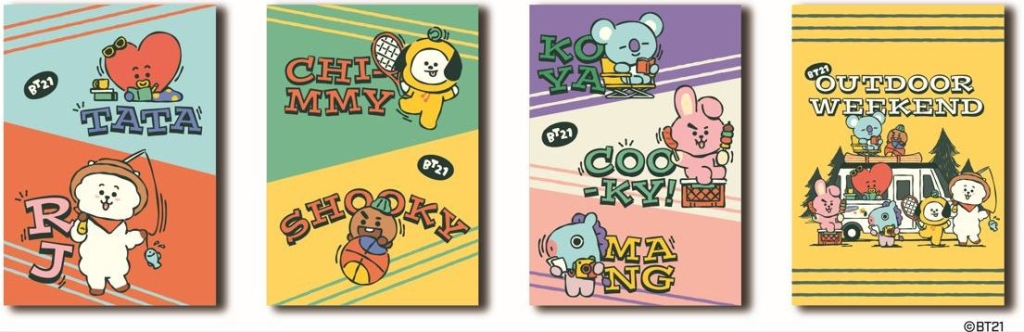 BT21×くら寿司 先着グッズ第3弾“A6ノート”