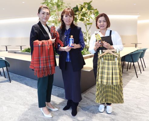 左からキリンビバレッジ 田代氏、ジュン 町井氏、キリンビバレッジ 高井氏