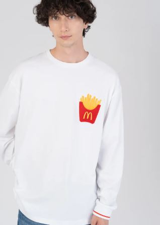 長袖Tシャツ「マックフライポテト ポケット」(グラニフ×マクドナルド)