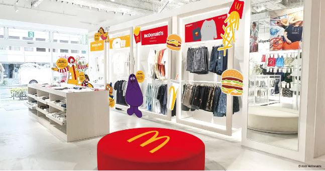 グラニフ原宿旗艦店「McDonaldland」装飾イメージ図(C)2022 McDonald's