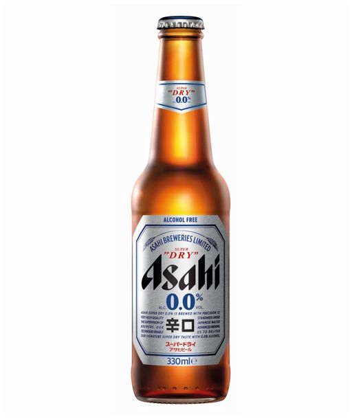 ノンアルコールビール「Asahi Super Dry 0.0」瓶
