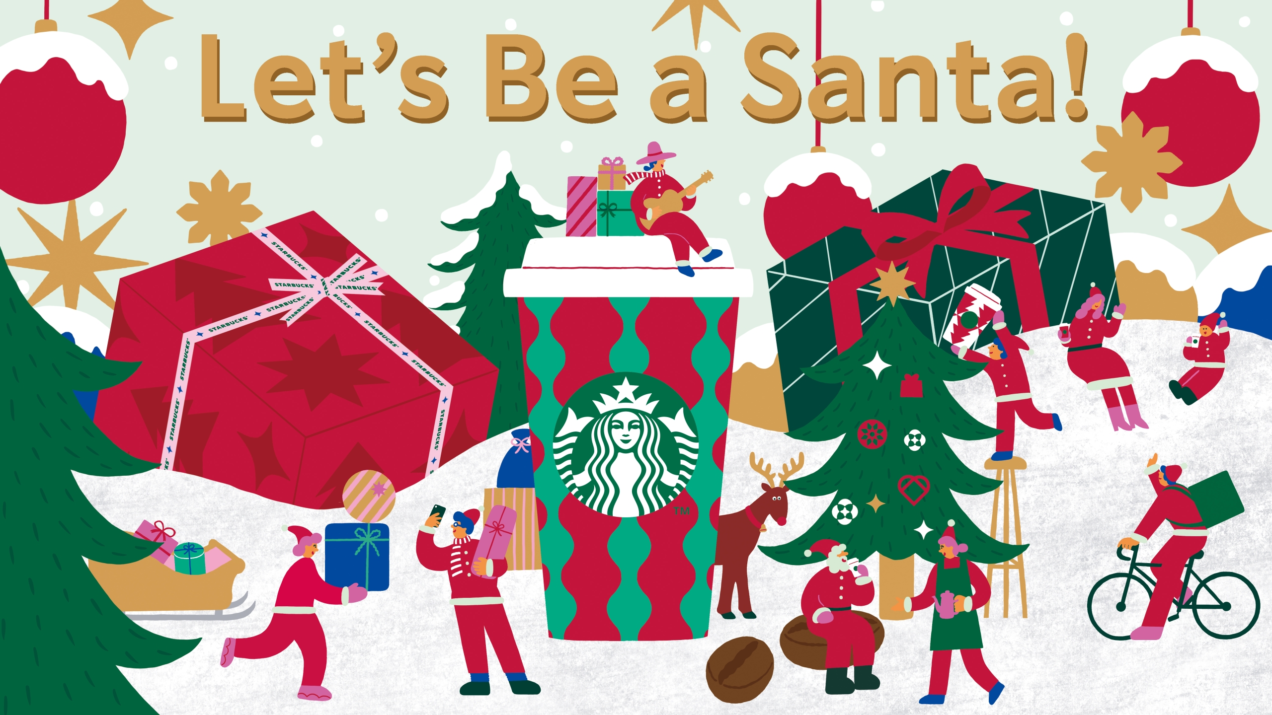 スターバックス ホリデーシーズン2022「Let's Be a Santa」