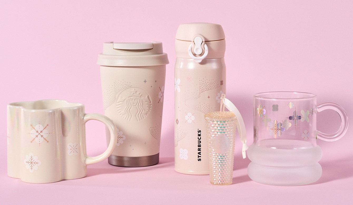 〈完売品〉STARBUCKS ホリデー2020 ステンレスマグピンク414ml