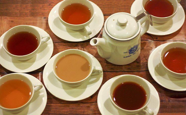ロンドンティールームの紅茶各種