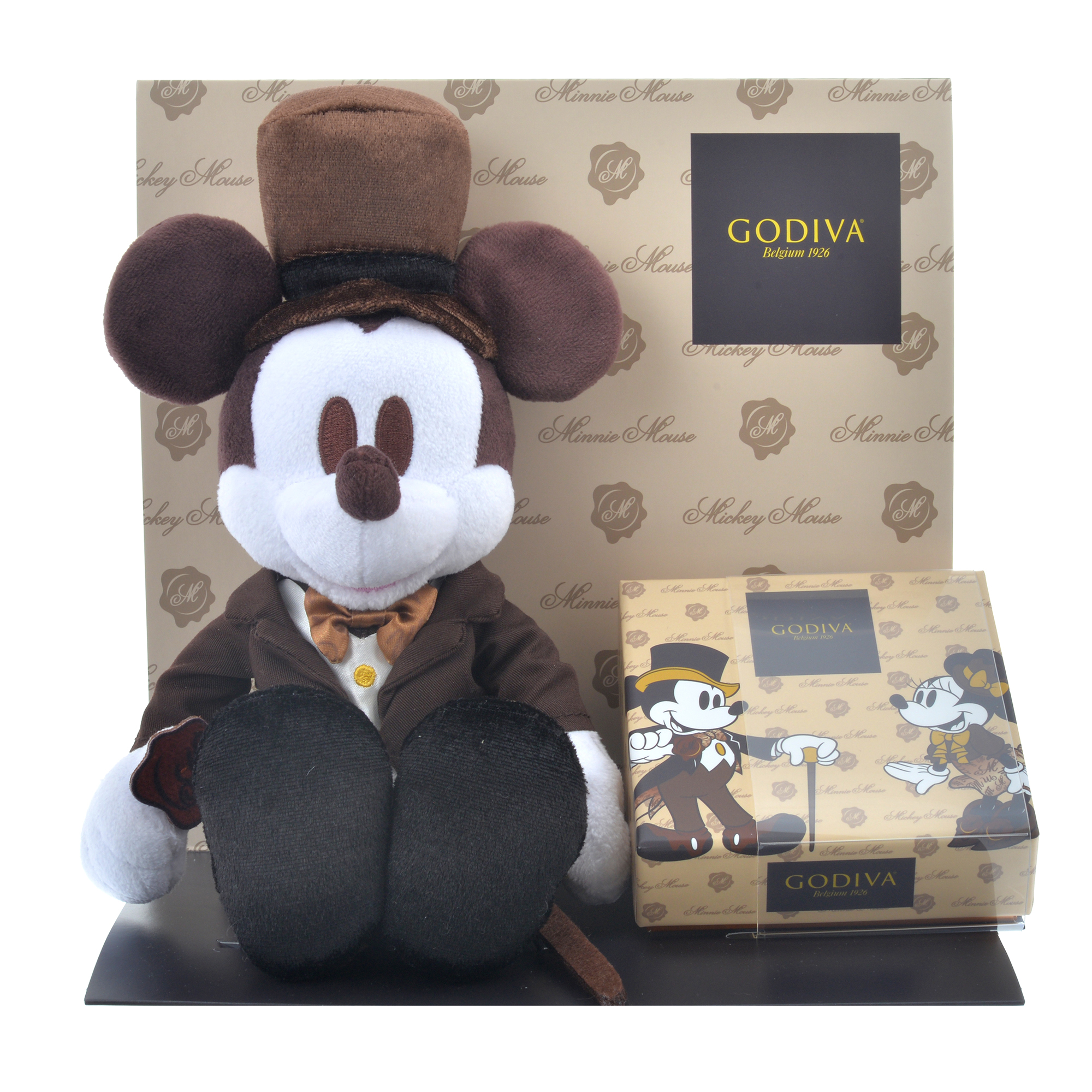 ディズニーストア「【GODIVA】ミッキー チョコレート アソートメント ぬいぐるみセット」