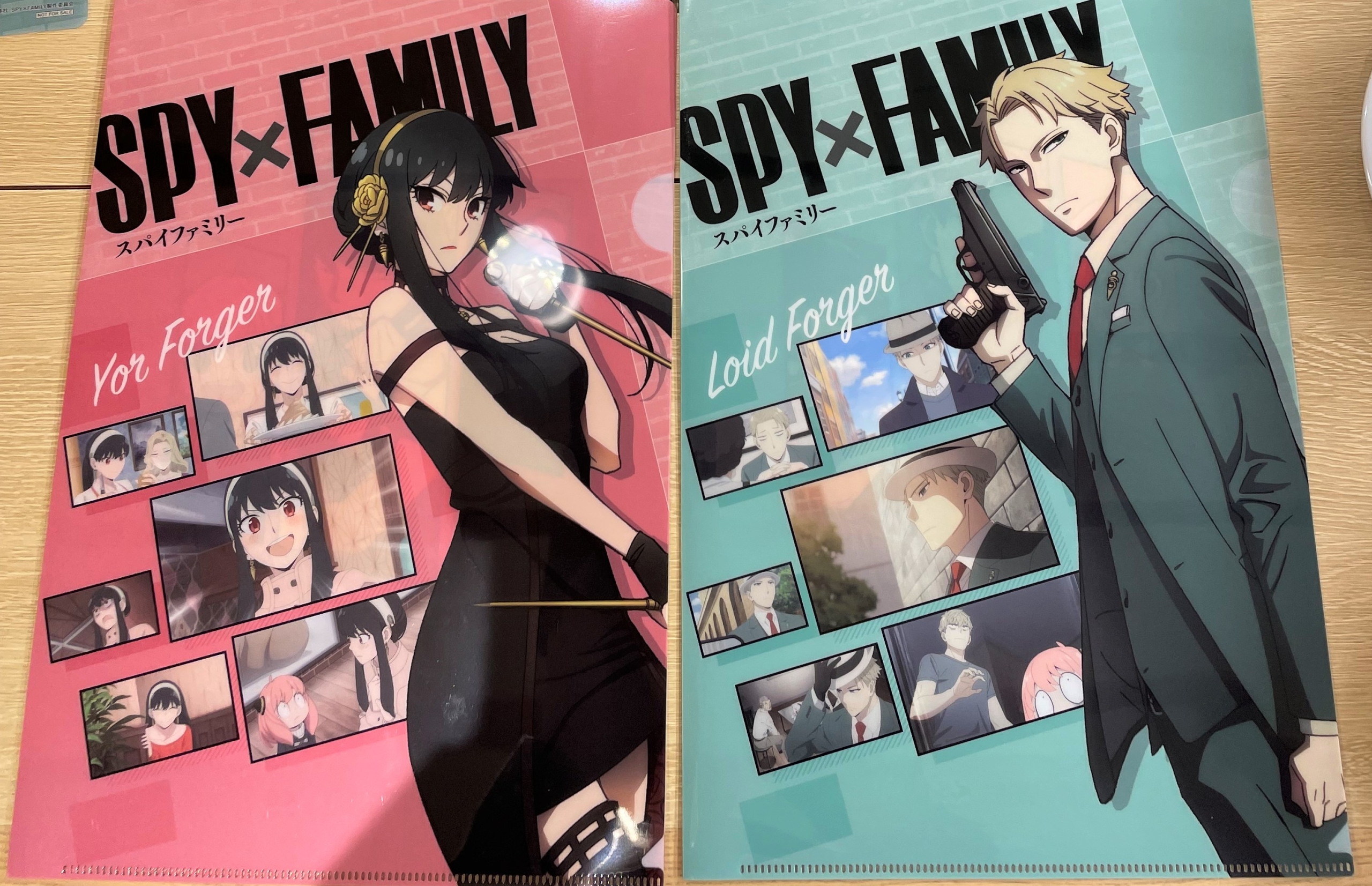 グッズ配布「クリアファイル(全4種)」/くら寿司「SPY×FAMILY」キャンペーン(c)遠藤達哉/集英社・SPY×FAMILY製作委員会