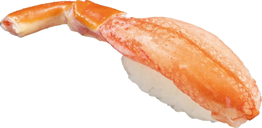 かっぱ寿司「茹で本ずわい蟹」/かっぱの冬のかに祭り