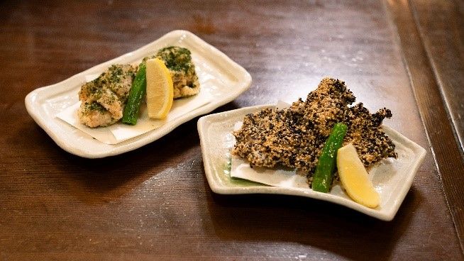 駒八 別館「究極の塩こうじ鶏肉磯辺揚」