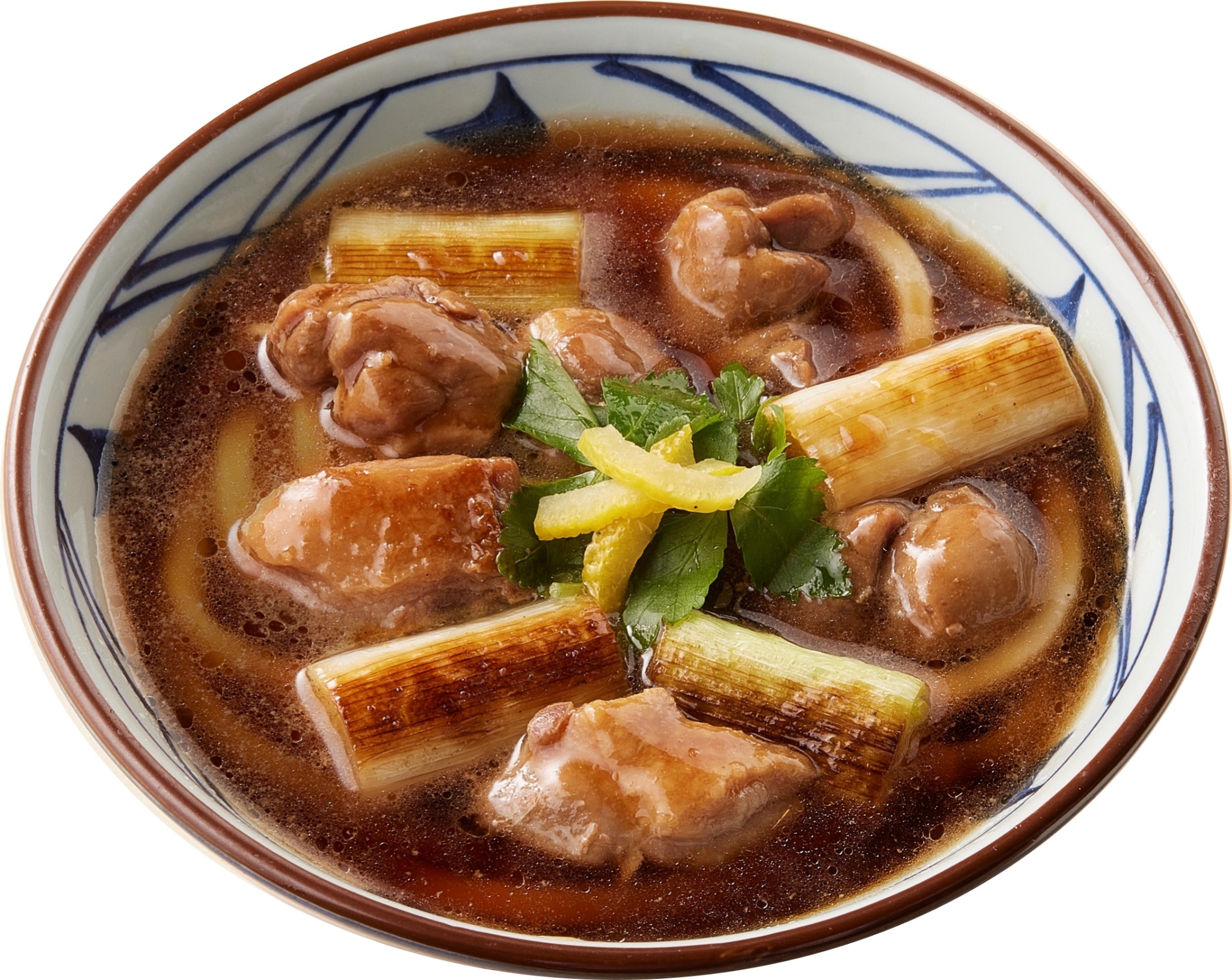 丸亀製麺2023「鴨ねぎうどん」発売、合鴨肉・焼きねぎに甘い濃い口だし、春菊・椎茸・生玉子トッピング「鴨すきうどん」も | 食品産業新聞社 ...