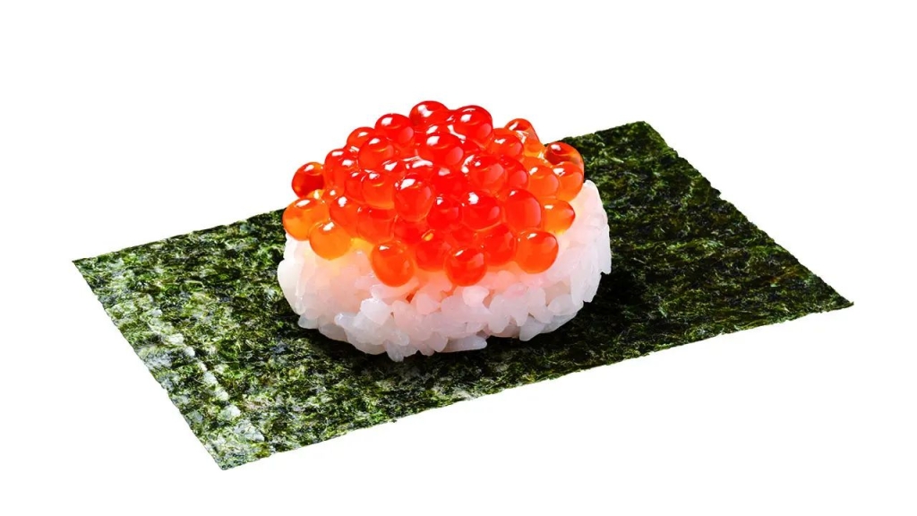 はま寿司「紅鮭いくらつつみ」/天然まぐろ中とろと冬の絶品祭り