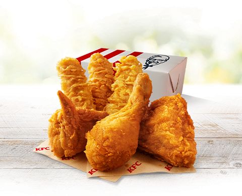 KFC「30%OFFパックA」(オリジナルチキン3ピース&カーネルクリスピー3ピース)