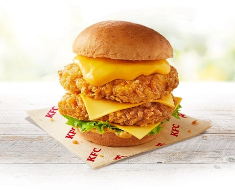 KFC「超チーズにおぼれるフィレバーガー」