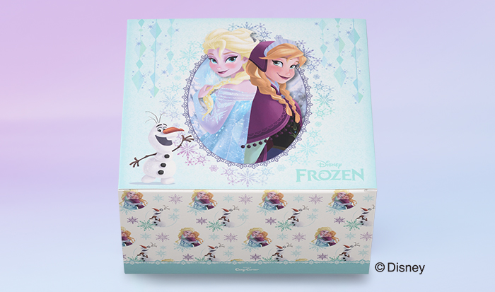 銀座コージーコーナー「アナと雪の女王」デコレーションケーキ 専用ボックス