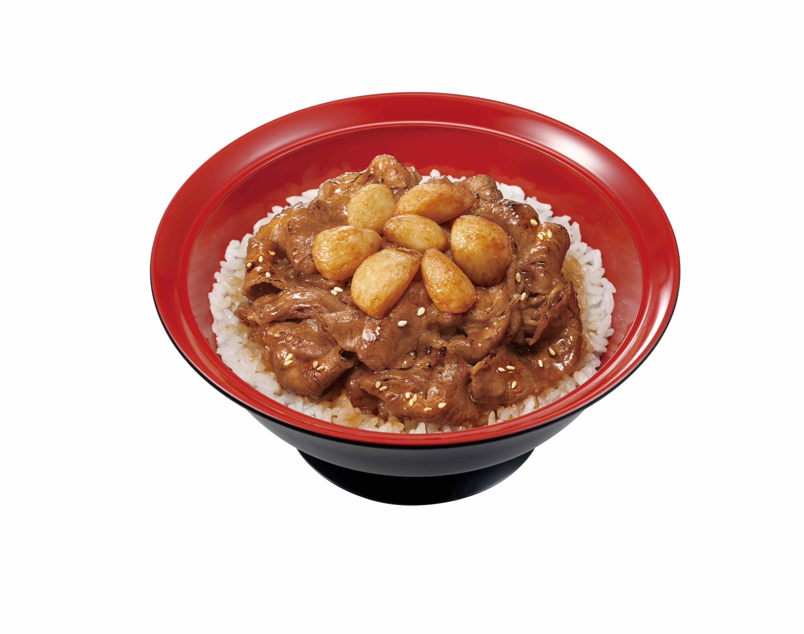 すき家「にんにく牛カルビ丼」