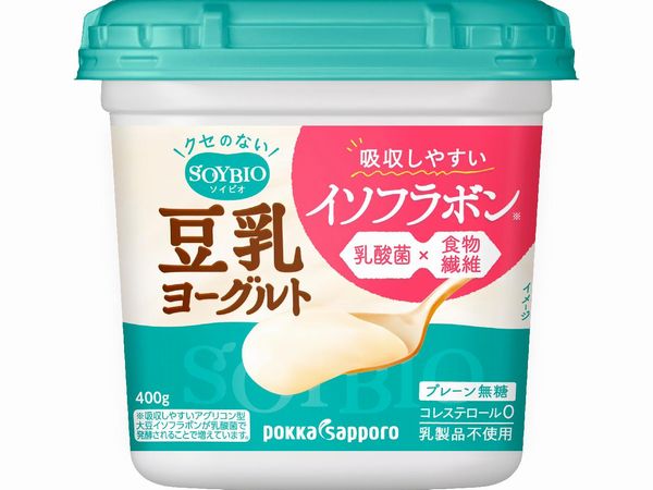 「SOYBIO豆乳ヨーグルトプレーン無糖」(400gカップ)