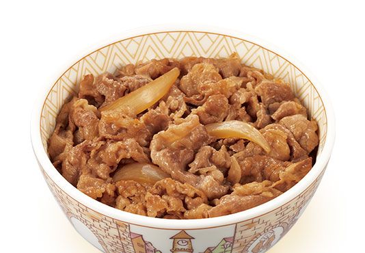 すき家「牛丼」店内飲食イメージ