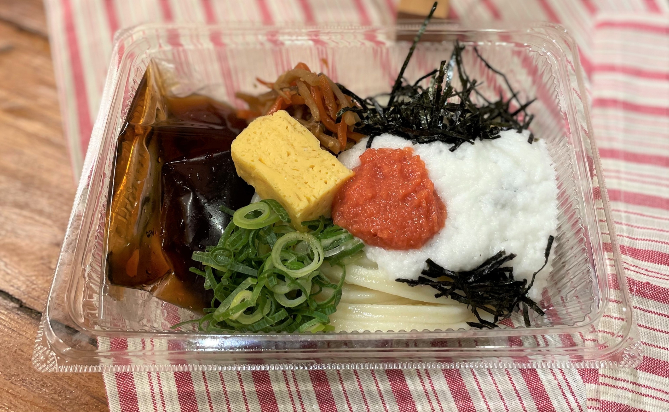 丸亀製麺「明太とろろぶっかけうどん弁当」