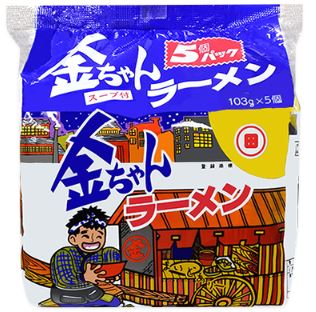 徳島製粉「金ちゃんラーメン」5個パック