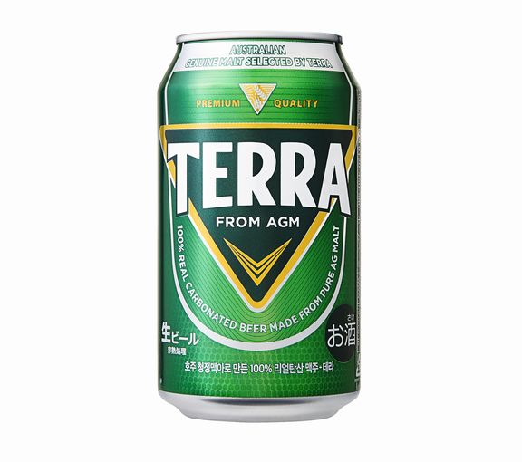 ハイトジンロ社ビール「TERRA」(350ml缶)