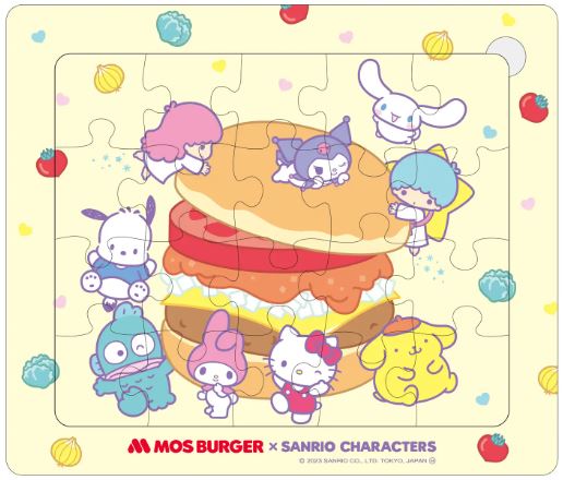 モスバーガー「サンリオキャラクターズ オリジナルパズル」