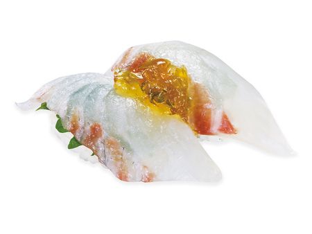 くら寿司「極み熟成 桜鯛土佐酢ジュレ」/極上かにフェア