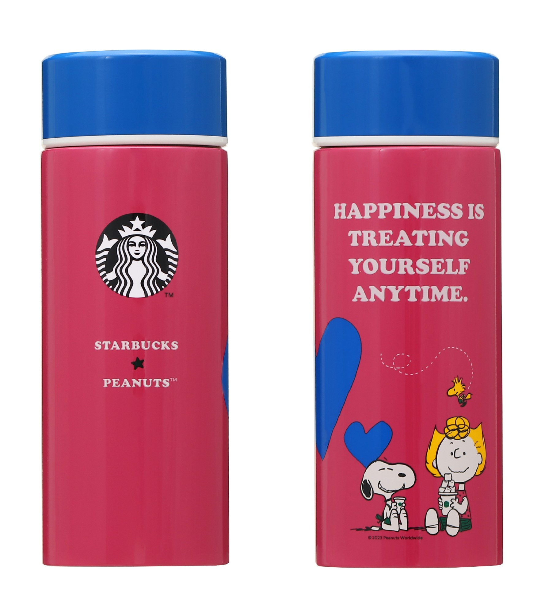 スターバックス「ステンレスボトル ピンク PEANUTS Sally 355ml」