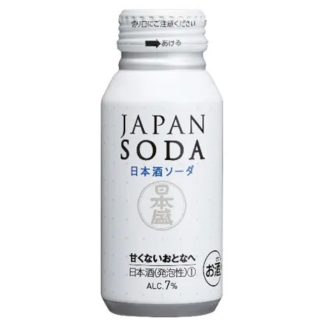 「日本盛 JAPAN SODA 180mlボトル缶」