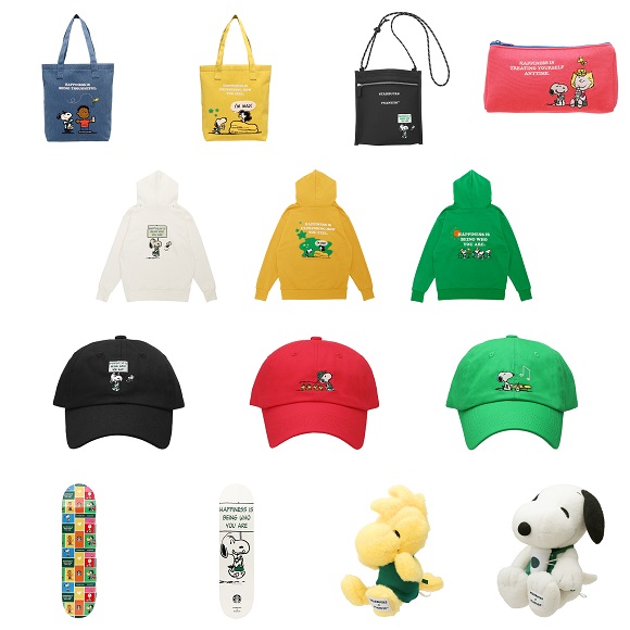 「STARBUCKS×PEANUTS コラボレーション#2」各種グッズ