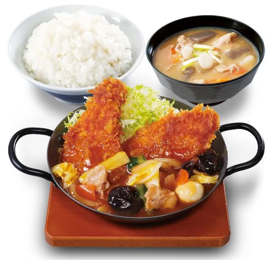 かつや「タレカツとうま煮の合い盛り定食」