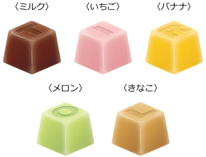 チロルチョコ「プチロルBOX」5種類のフレーバー