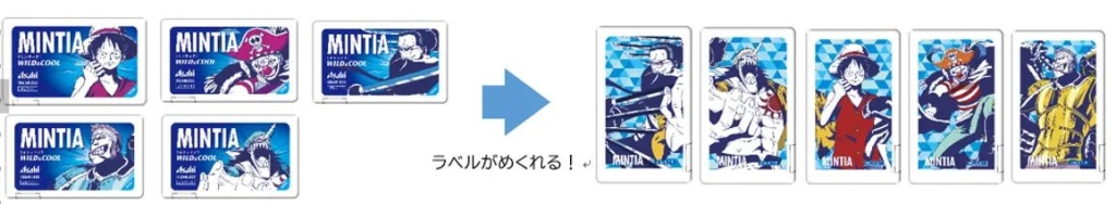 「ミンティア ワンピースコラボパッケージ」ラベル2層目イメージ