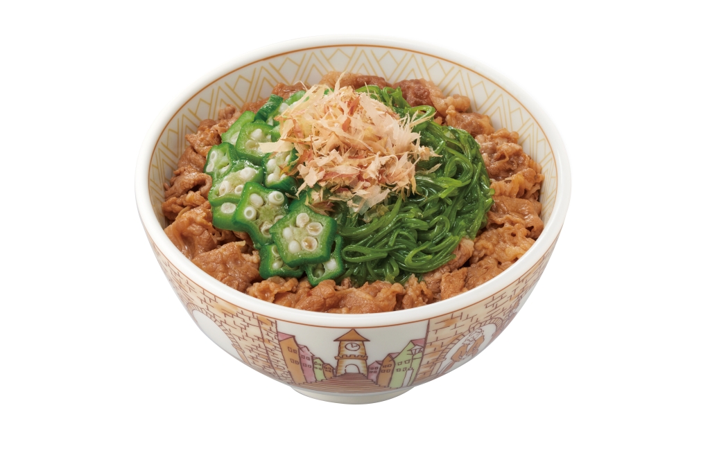 すき家「めかぶオクラ牛丼」