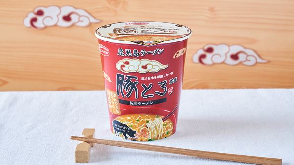 ローソン「エースコック 豚とろ監修 豚骨ラーメン」