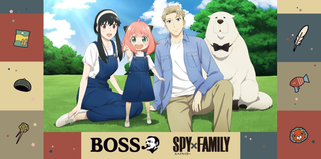 BOSS「SPY×FAMILYコラボキャンペーン」イメージイラスト