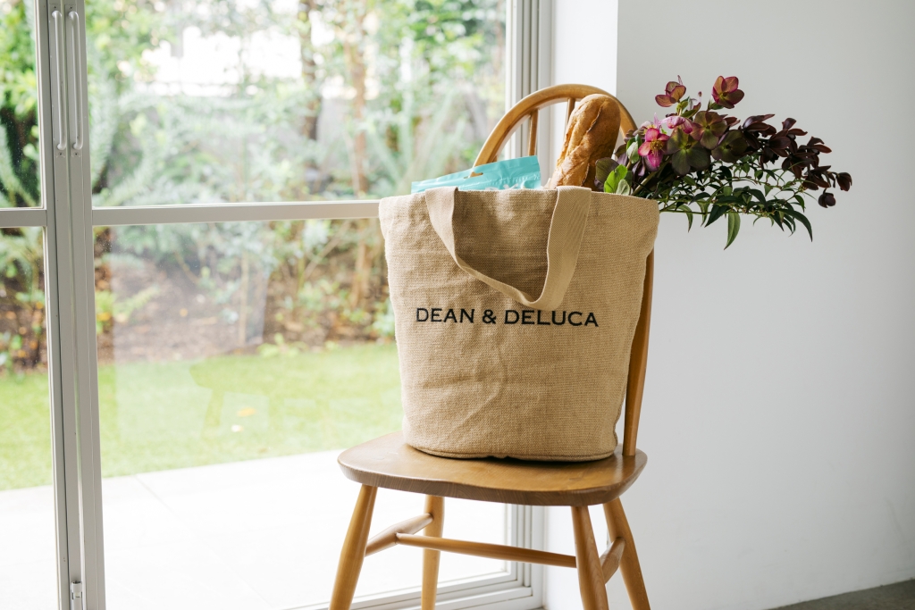 DEAN & DELUCA　20周年限定コットンツイルトートバッグ　ブラック