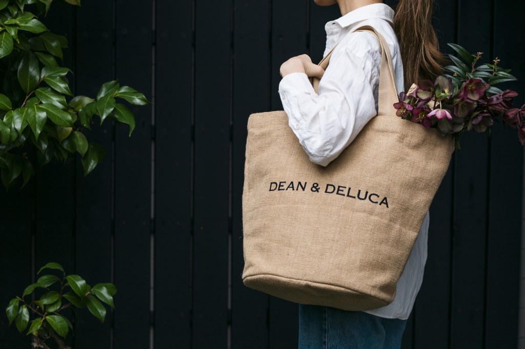 DEAN & DELUCA　ジュートマーケットトートバッグＳサイズ