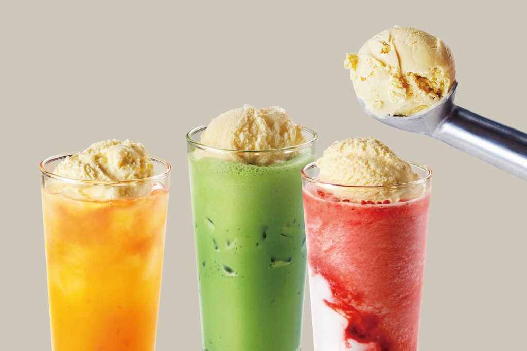 アイスクリームトッピングのカスタマイズ例/スターバックス ティー&カフェ