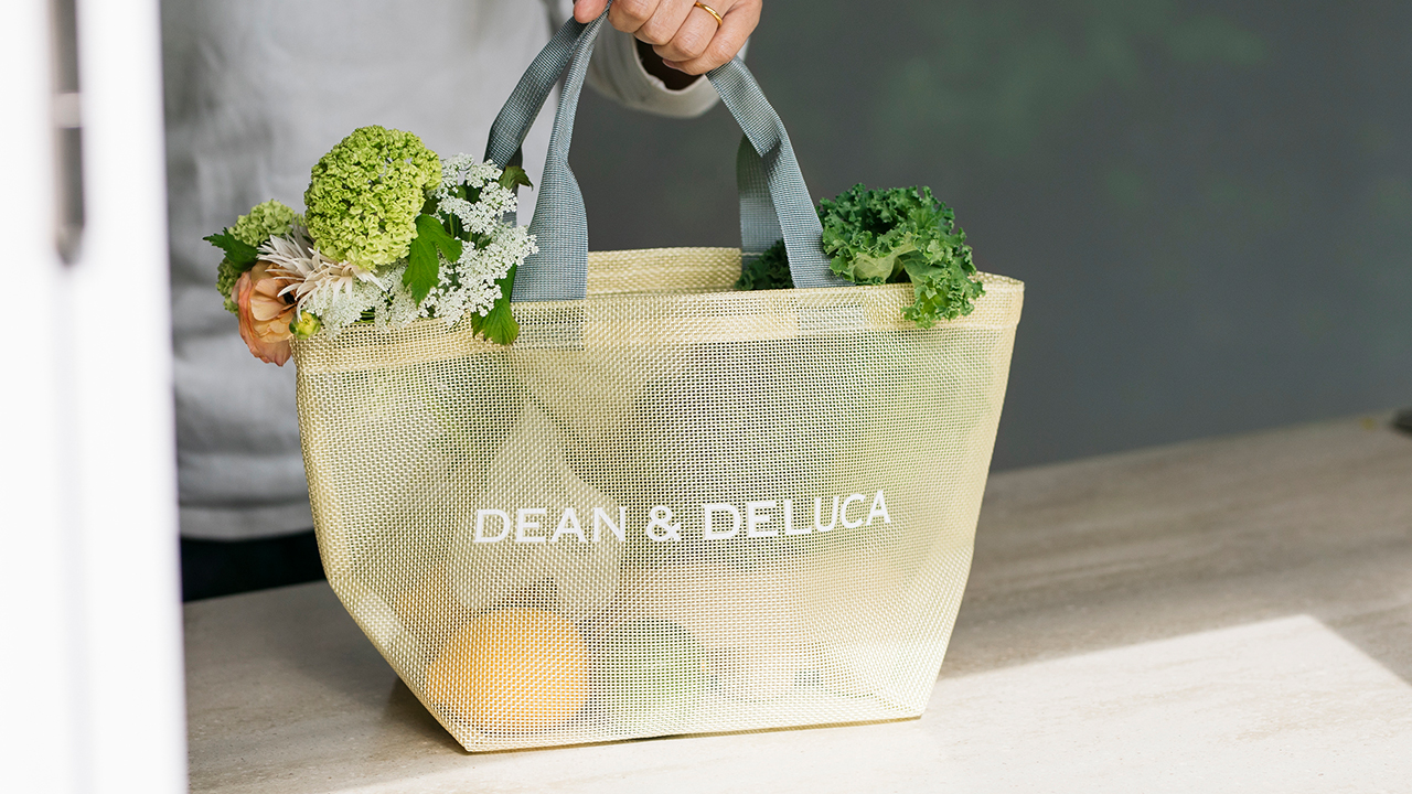 DEAN & DELUCA メッシュトートバッグ　2点セット