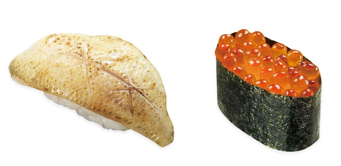 くら寿司「炙りのどぐろといくら」フェア「炙り熟成のどぐろ」「大粒いくら」