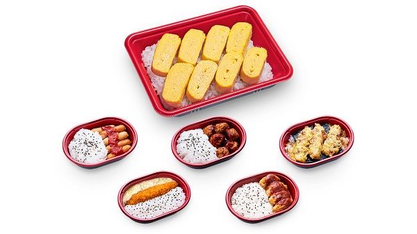 だけ弁当第6弾「玉子焼弁当」などシリーズ6種