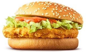 マクドナルド「スパチキ(スパイシーチキンバーガー)」